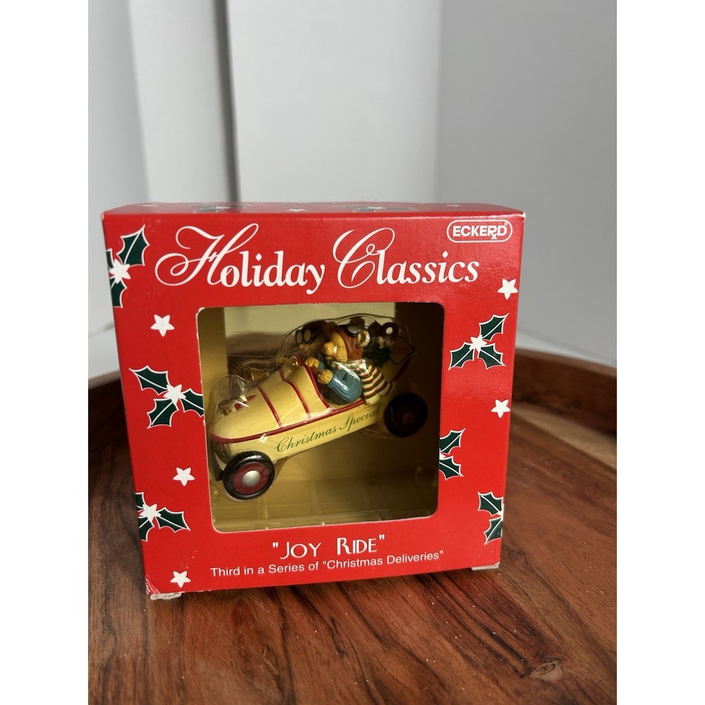 Vintage Eckerd Holiday Classics 2000 "Joy Ride" Christmas Ornament